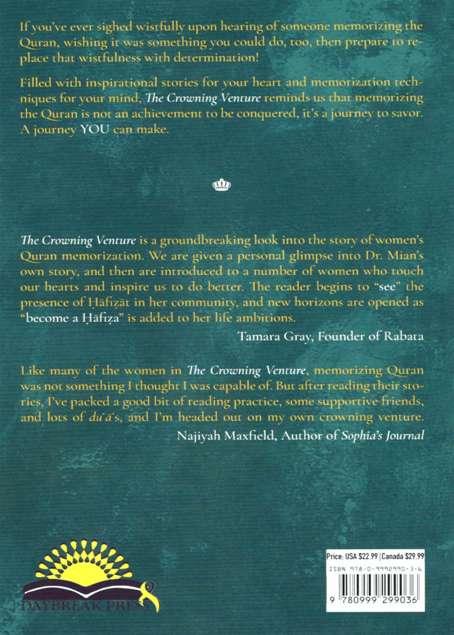 The Crowning Venture: Inspiration from Women Who Have Memorized the Quran - Dar Ul Andlus