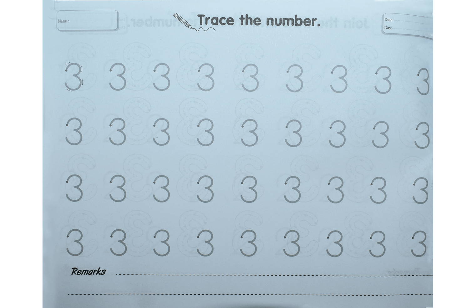 Aqsa Mathematics Worksheet (Play Group)