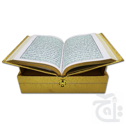 Holy Quran Art Paper (Golden Jahaiz Box) - Dar Ul Andlus