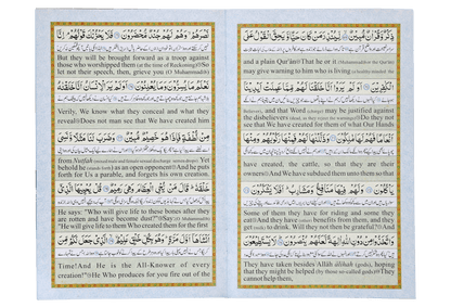 Surah Yaseen (Urdu and English)