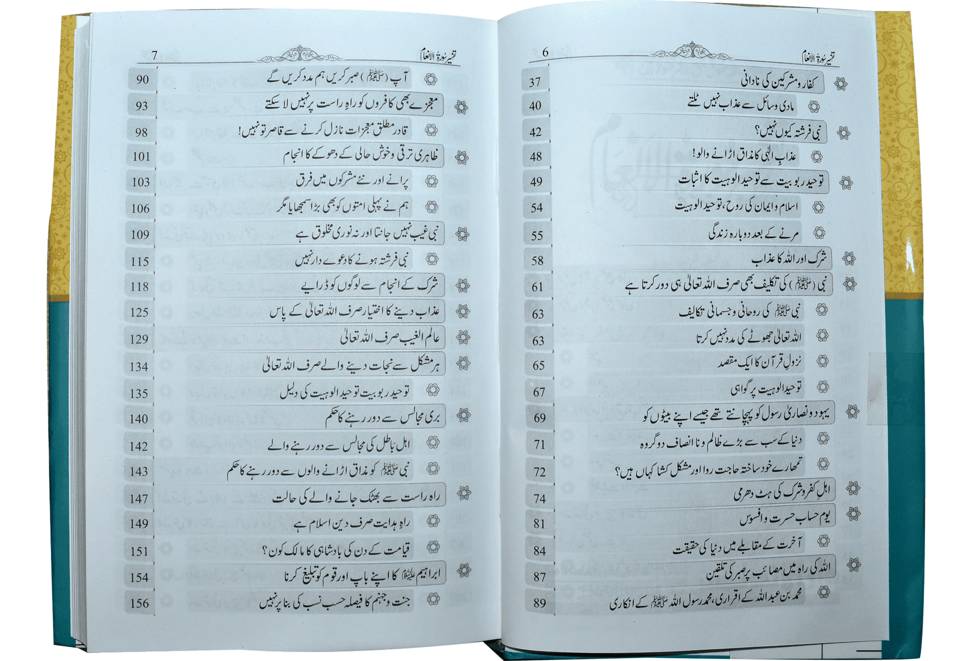 Tafseer Surah Inam - Dar Ul Andlus